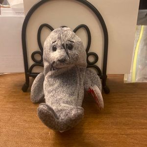 Slippery beanie baby